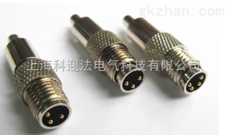 m8全屏蔽孔式直頭 m8全屏蔽孔式直頭接插件三針三孔廠家